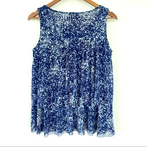 Jane & Delancey stretch tank top with ruffles & ruching - Picture 4 of 10